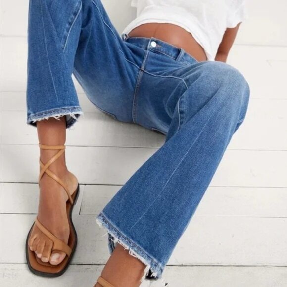 Hatch Maternity Boyfriend Jeans Size 26 EUC - Picture 2 of 14